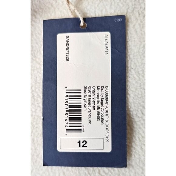 NWT Universal Thread Size 12R Cream High-Rise Bootcut Corduroy Pants - Picture 3 of 6